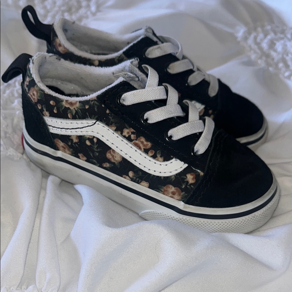 Vans Black and White Skate-Inspired Sneakers